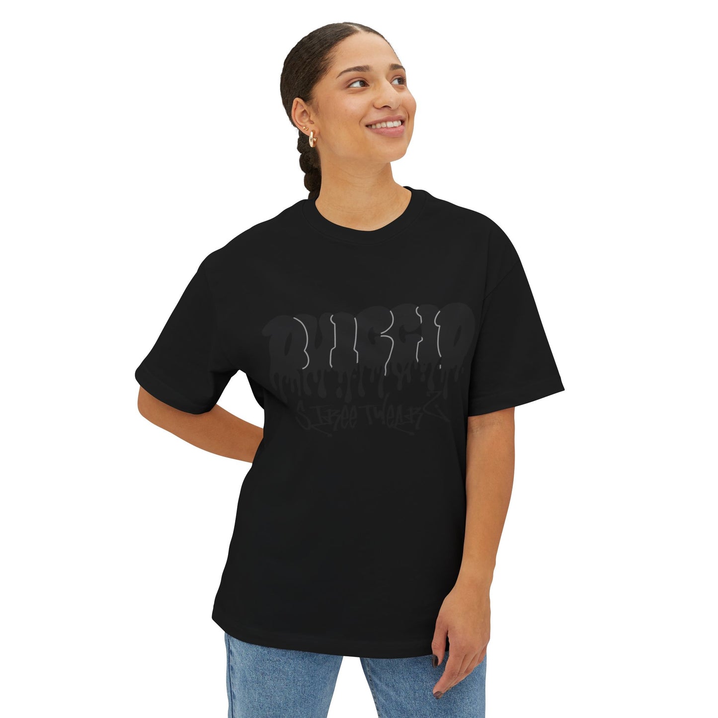 WomenZ Oversized Boxy Tee Astronaut