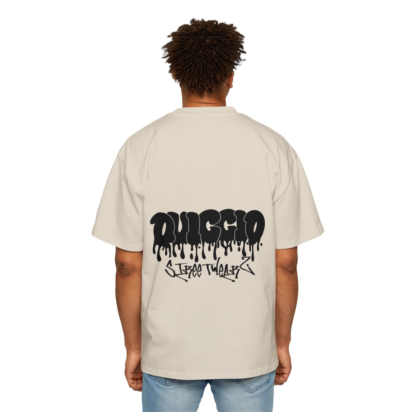 MenZ Heavy Oversized Tee Simple Logo