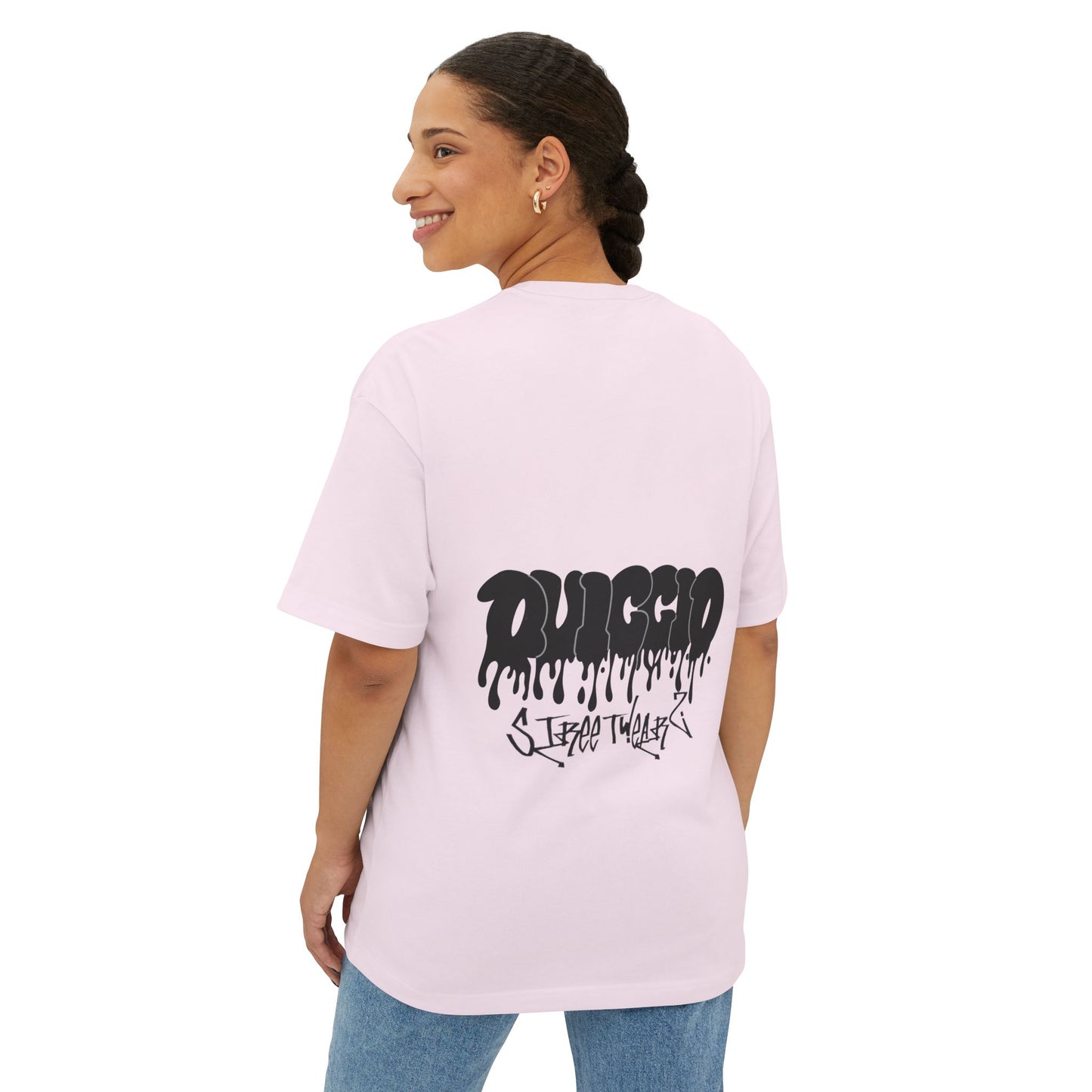 WomenZ Oversized Boxy Tee Simple Logo