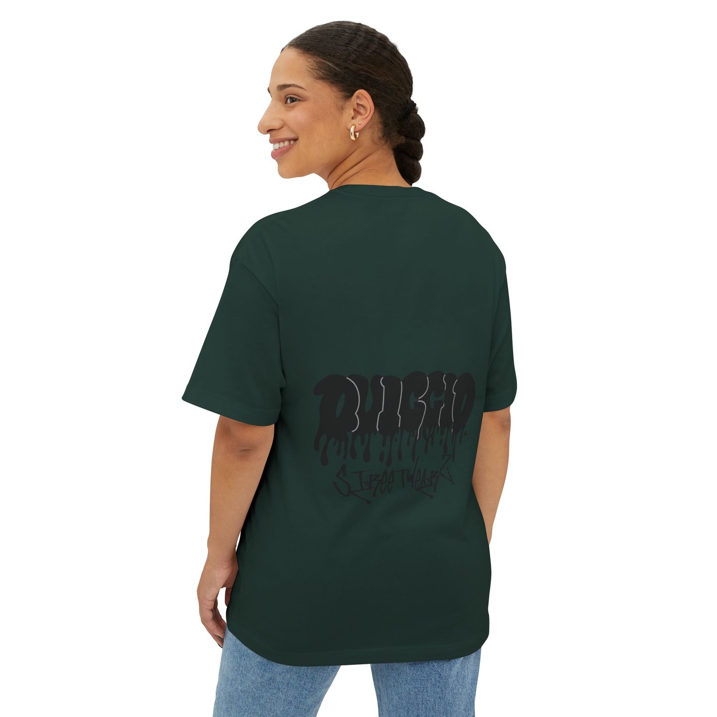 WomenZ Oversized Boxy Tee Simple Logo