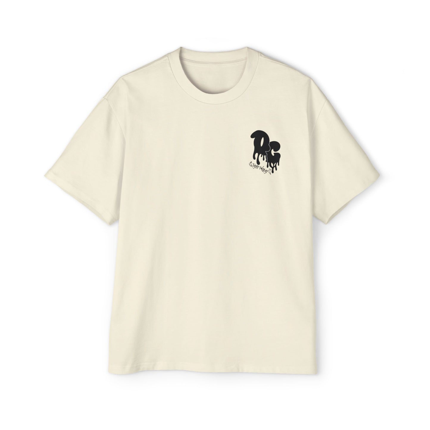 MenZ Heavy Oversized Tee Simple Logo