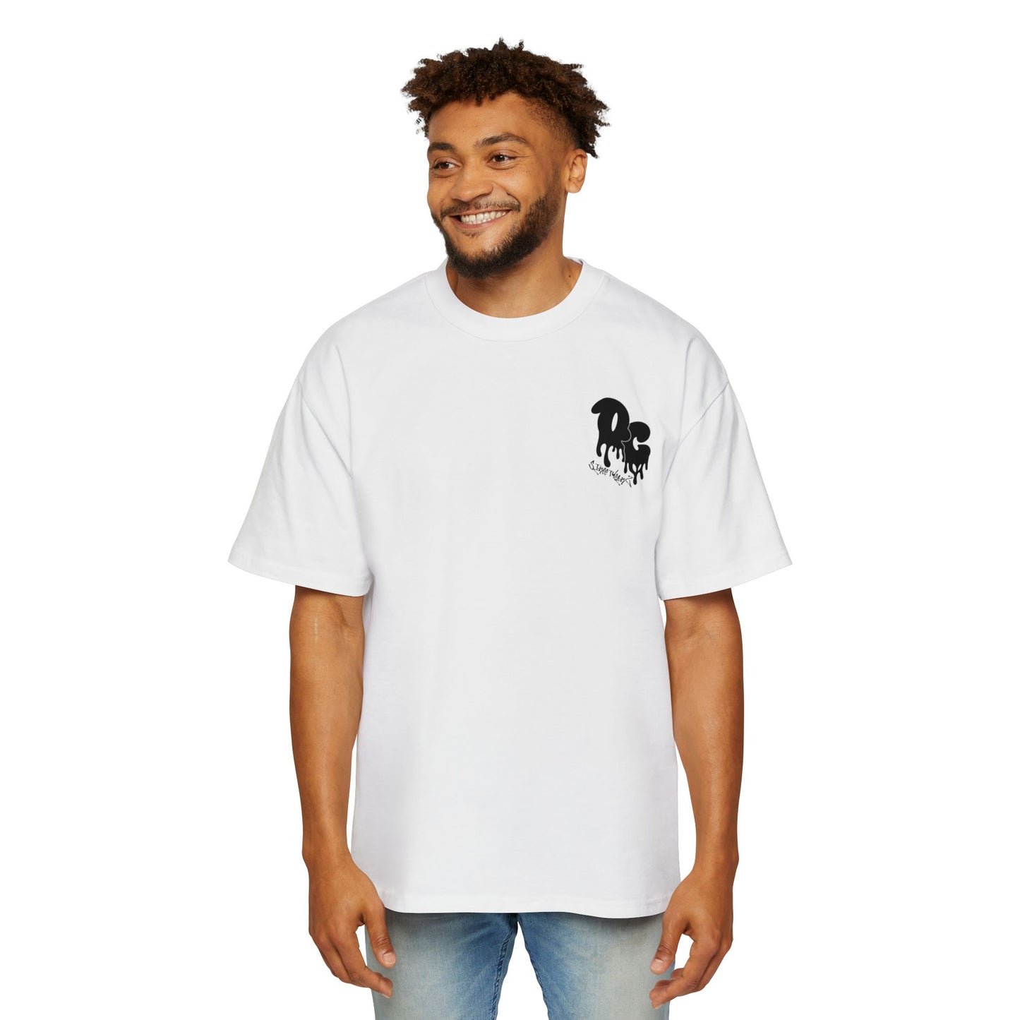 MenZ Heavy Oversized Tee Simple Logo