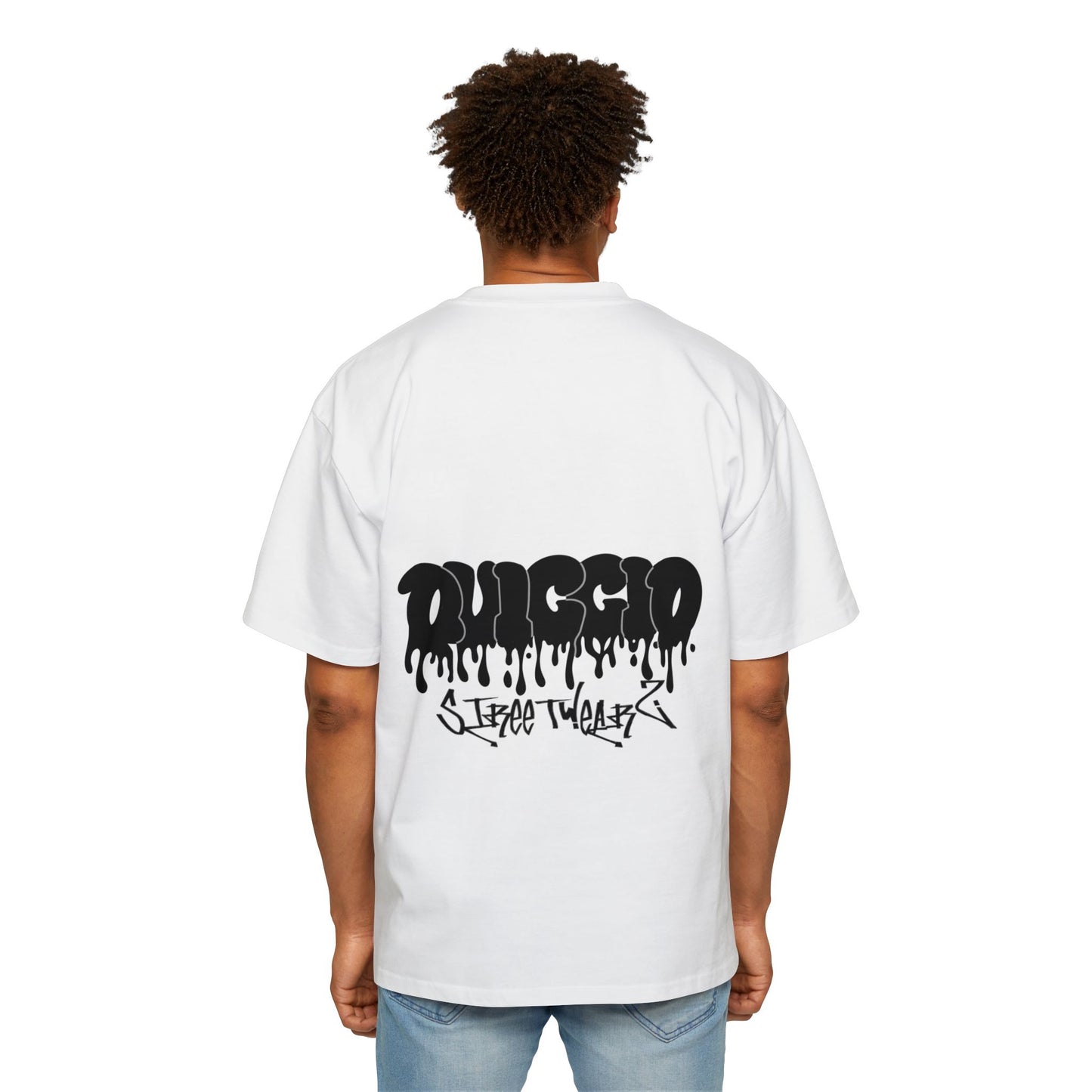 MenZ Heavy Oversized Tee Simple Logo