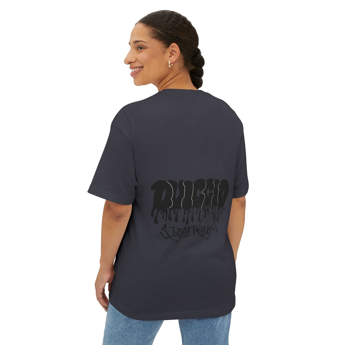 WomenZ Oversized Boxy Tee Simple Logo